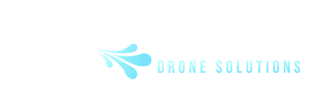 Black Jet Drone Logo